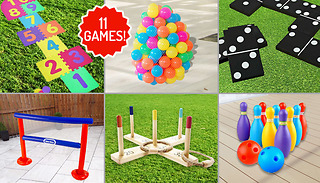 Jumbo-Sized Garden Games - 10 Options!