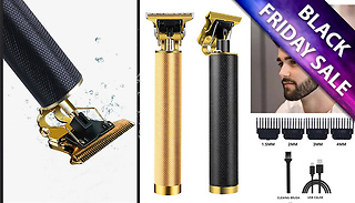 Professional Men's Rechargeable Electric Hair Clippers - 2 Colours