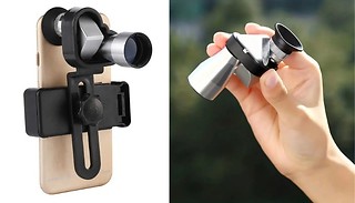 8x20 Mini Pocket Telescope - With or Without a Phone Mount!