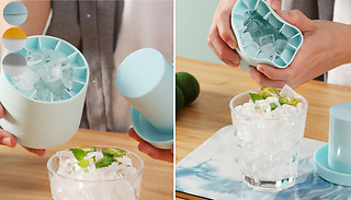 Silicone Ice Cube Cylinder Mould - 3 Colours