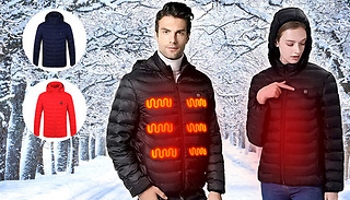 Unisex Heated Puffer Jacket - 3 Colours!
