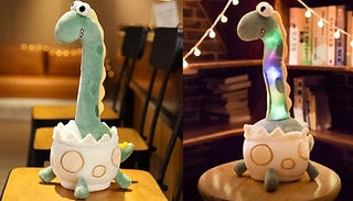 Singing Dancing Dinosaur Plush Toy - 3 Options