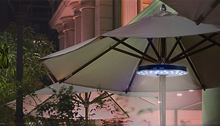 48-LED Outdoor Umbrella Light - Hang On Your Parasol!