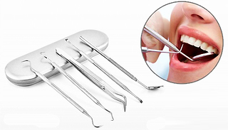 6-Piece Stainless Steel Dental Tool Kit