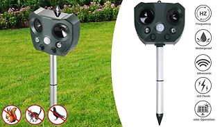 Ultrasonic Solar Powered Animal Repeller