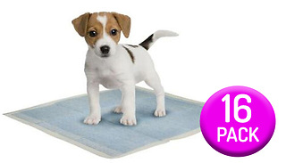 16-Pack of Puppy Training Pads