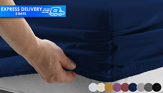 25CM Extra Deep Fitted Sheet - 4 Sizes