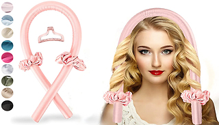 Heatless Curling Headband with 2x Scrunchies - 9 Colours