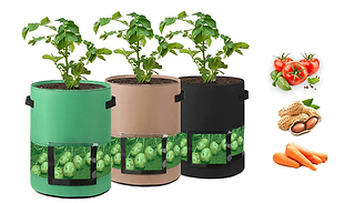 Non-Woven Vegetable Growing Bag with Window - 2 Sizes