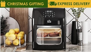 HOMCOM 12L Digital Air Fryer Oven - 8 in 1