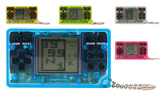 Mini Game Console Retro Keychain With 26 Games - 5 Colours