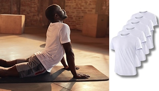 5-Pack Breathable Sweat-Absorbing Training T-Shirts - 7 Sizes