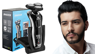 5-in-1 Men's 4D Hair, Head & Beard Shaver - Multi-Functional