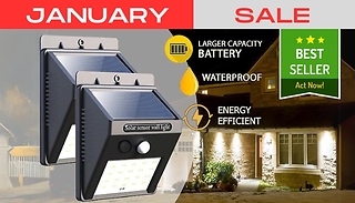 Motion-Activated Solar Security Lights - Pack of 1, 2, 3 or 4