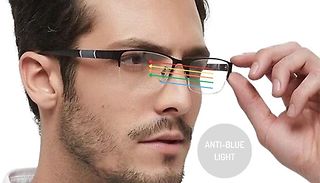 Anti-Blue Light Office Glasses - 7 Prescriptions & 2 Colours