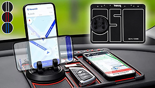 4-in-1 Car Dashboard Non-Slip Phone Holder Tray - 4 Designs