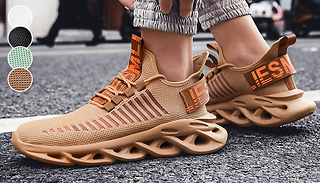 Men's Breathable Chunky Casual Trainers - 5 Sizes & 4 Colours