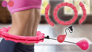 Adjustable Abdominal Waist Exercise Hoops - 2 Colours & 4 Sizes