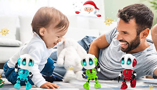 Touch Control Rotatable Talking Robot Toy - 3 Colours