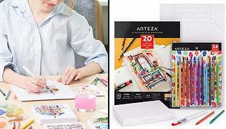 45-Piece Arteza Watercolour Set