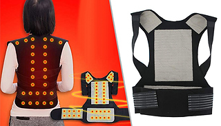 Self-Heating Magnetic Back Brace - 3 Sizes