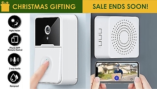 Wireless Night Vision Doorbell with Chime