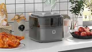 HOMCOM Family-Size 6.5L Air Fryer Oven - With Free Recipe Guide