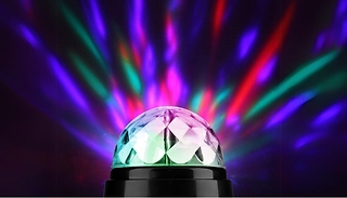 Crystal-Ball-Effect 360° Rotating Disco Light