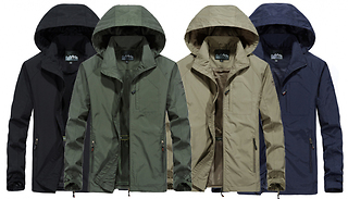 Men's Quick-Drying Hooded Jacket - 4 Colours & 6 Sizes