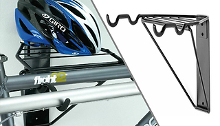 Wall-Mounted 2-Bike Foldable Hanging Rack