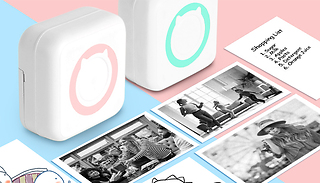 Wireless Mini Pocket Printer & Paper Roll - 4 Designs