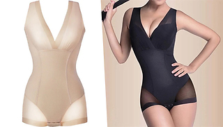 Seamless Shapewear Tummy Control Bodysuit - 2 Colours & 4 Sizes