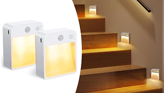 2 or 4-Pack of LED Motion Sensor Night Lights