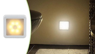 1, 2, or 4 LED Motion Sensor Wall Night Lights