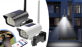 Solar Power Fake Security Camera with Motion Sensor - 2 Colours