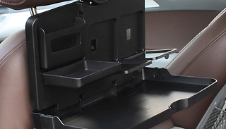 Car Seat Travel Storage Tray with Cup Holders