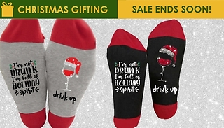 Funny Christmas Novelty Socks - 2 Colours