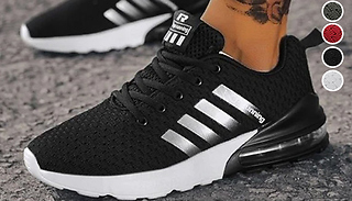 Men's Breathable Air Cushioned Running Trainers - 8 Sizes & 4 Colours