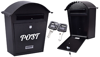 Lockable Large Wall-Mounted Letter Box