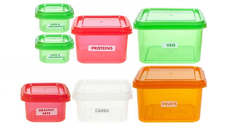 14-Piece Portion Control Tupperware Set