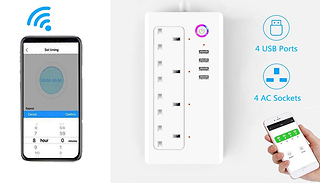 Smart Wi-Fi Extension Plug With USB Ports