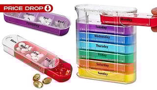 1 or 2 Weekly 28-Grid Medicine Pill Organiser Cases