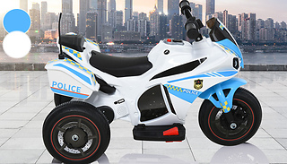 HOMCOM Kids' Ride-On 6V Motorcycle Trike - 2 Colours