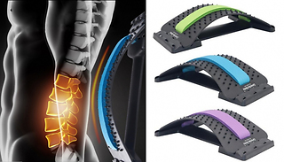 Adjustable Back Massager with 4 Height Levels - 3 Colours
