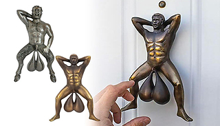 Balls Door Knocker - Silver or Bronze!