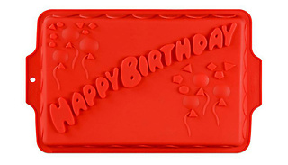 Large Silicone Happy Birthday Cake Mould