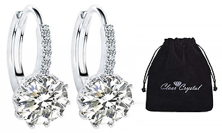 2.5ct Created Sapphire Earrings