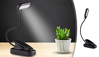 Mini USB 5 LED Clip Reading Light - 2 Designs