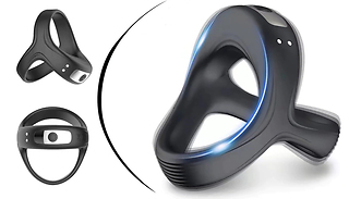 USB 10-Mode Silicone Vibrating C-Ring