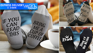 Novelty Socks For Him - 3 Colours & 3 Designs